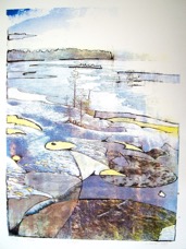 silkscreen: Lillsj&ouml;n II 55x40 (1/15 1200sek 
